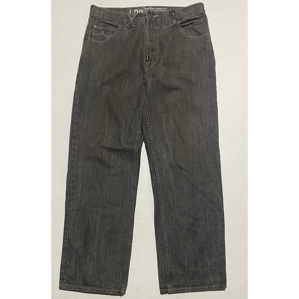 Lifted Research Group‎ Jeans 36 X 32 Skater Grass Roots Classic 47 Fit Y2K Baggy